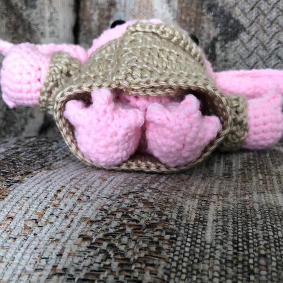 SALE Crochet Pink Girl Baby Yoda - Picture 7 of 10